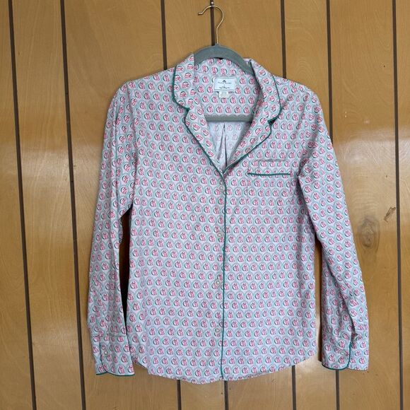 Colony Hotel x Petite Plume Women's Exclusive Print Pajama Set Sz S 100% Cotton - Picture 7 of 15